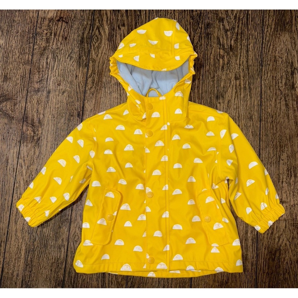 Snapper Rock Sun Cloud Recycled Waterproof Raincoat 1-2 years - Picture 2 of 6